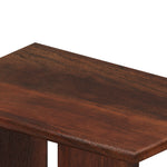 Load image into Gallery viewer, C-Shaped Solid Wood Side Table
