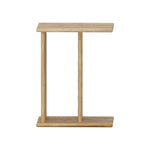 Load image into Gallery viewer, C-Shaped Solid Wood Side Table