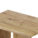 Load image into Gallery viewer, C-Shaped Solid Wood Side Table