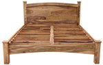 Load image into Gallery viewer, Rustic Solid Sheesham Wood Bed Frame with Natural Finish
