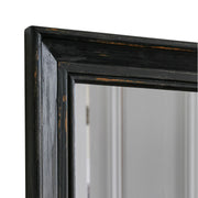 Vintage Wall Mirror with Industrial Light Fixtures