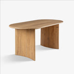 Load image into Gallery viewer, Serene Oval Dining Table in Natural Wood
