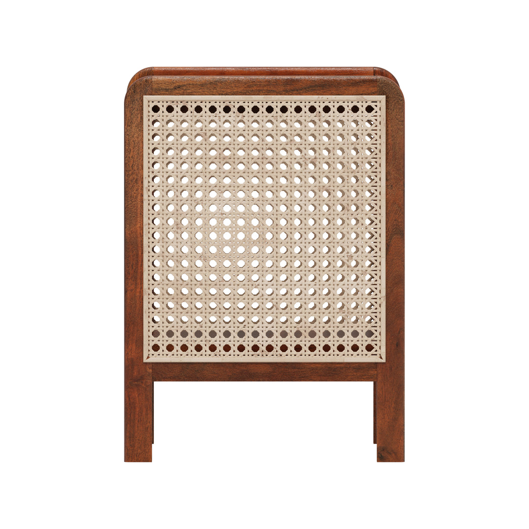 Natural Cane Side Table