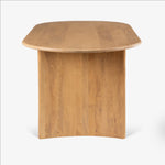 Load image into Gallery viewer, Serene Oval Dining Table in Natural Wood
