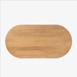 Load image into Gallery viewer, Serene Oval Dining Table in Natural Wood
