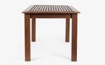 Load image into Gallery viewer, Classic Wooden Dining Table with Slatted Top
