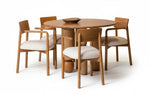Load image into Gallery viewer, Andaman Round Dining Table Set with Cane Detailing
