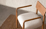 Load image into Gallery viewer, Andaman Round Dining Table Set with Cane Detailing
