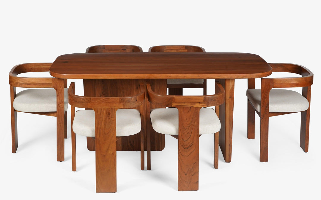 The Wooden Dining Ensemble