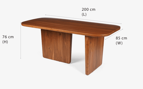 The Wooden Dining Ensemble