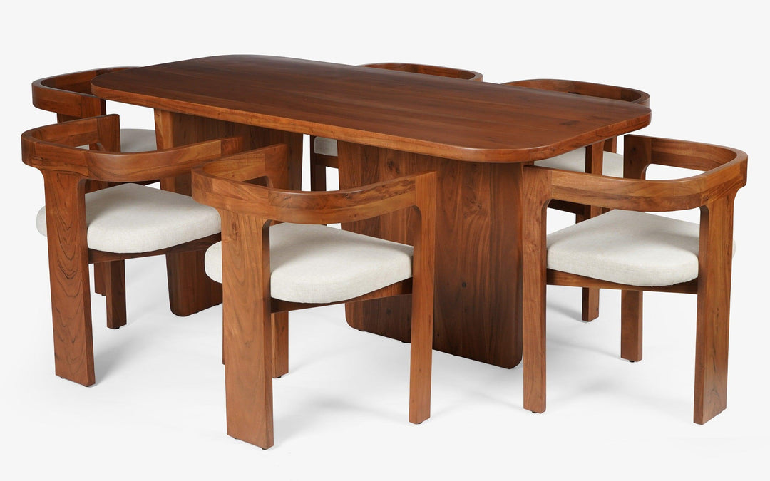 The Wooden Dining Ensemble