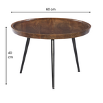 Load image into Gallery viewer, Pencil solid wood coffee table (small)
