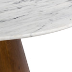 Load image into Gallery viewer, Contemporary Marble and Wood Dining Table
