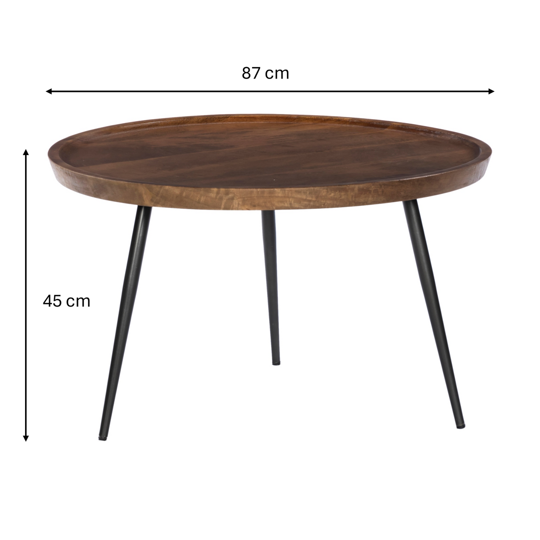 Pencil Solid Wood Nesting Coffee Table Set