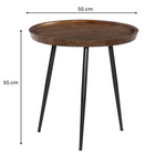 Load image into Gallery viewer, Pencil solid wood End table
