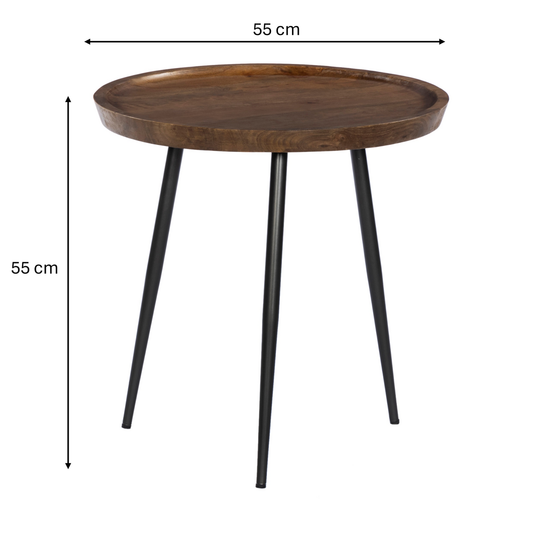 Pencil solid wood End table