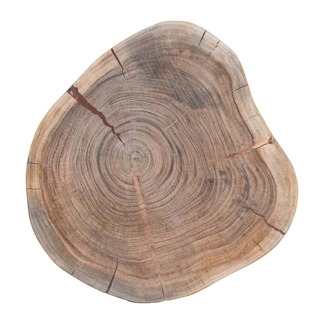 Single Log Side Table
