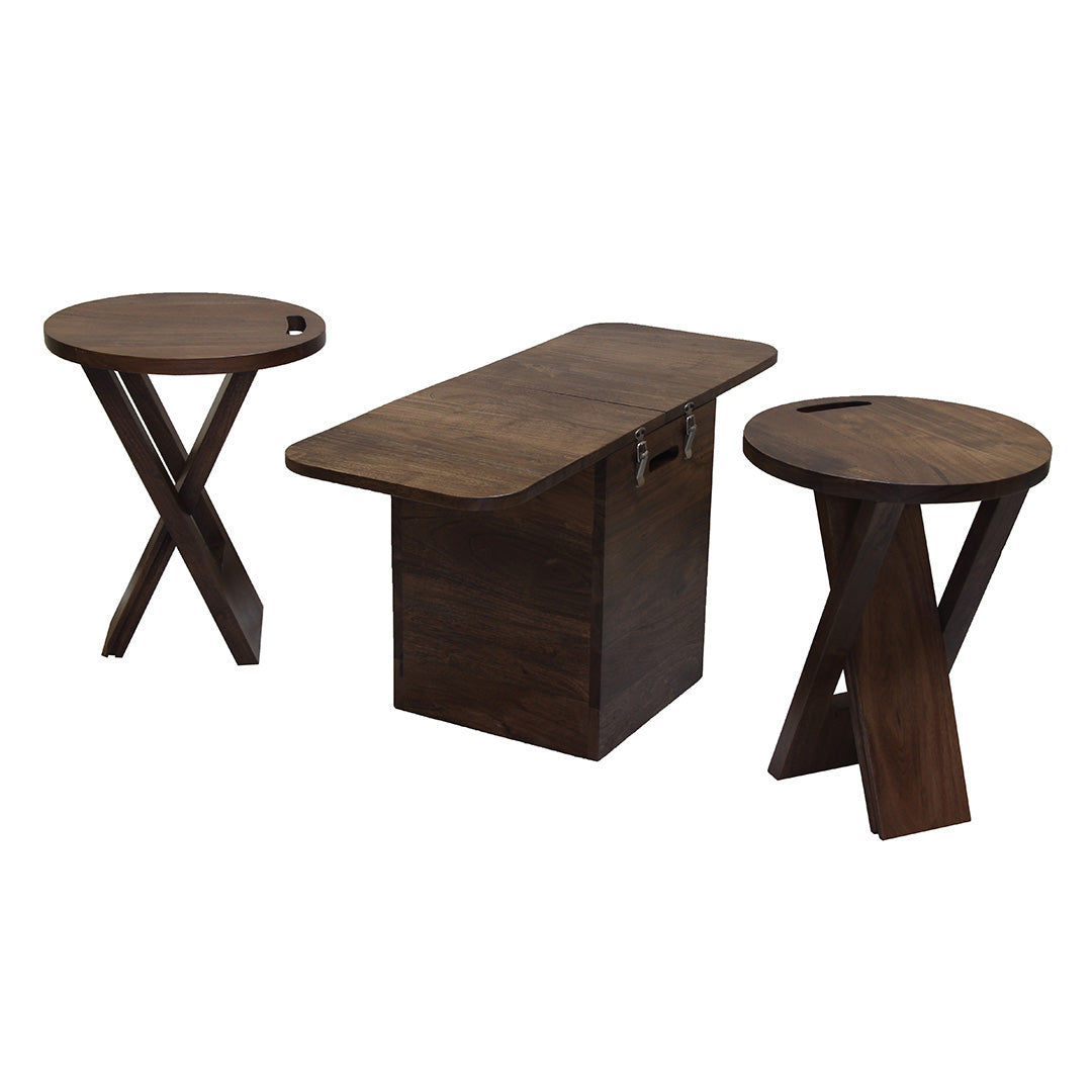 Folding Stool With Table stand