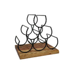 Load image into Gallery viewer, Modern Geometric Wine Rack – 6 Bottle Holder
