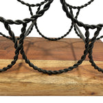 Load image into Gallery viewer, Modern Geometric Wine Rack – 6 Bottle Holder

