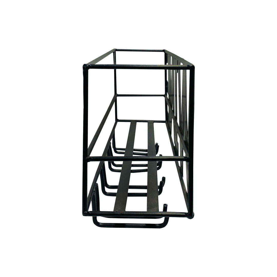 Wall-Mounted Wine Rack with Glass Holder