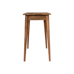 Load image into Gallery viewer, Solid Wood Writing Desk with Dual Drawers and Built-In Power Outlet
