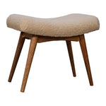 Load image into Gallery viewer, Upholstered Bench with Wooden Legs
