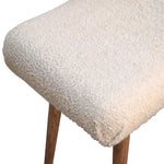 Load image into Gallery viewer, Upholstered Bench with Wooden Legs
