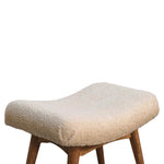 Load image into Gallery viewer, Upholstered Bench with Wooden Legs
