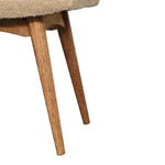 Load image into Gallery viewer, Upholstered Bench with Wooden Legs
