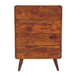 Load image into Gallery viewer, Classic Mid-Century Wooden Chest of Drawers
