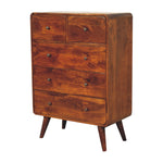 Load image into Gallery viewer, Classic Mid-Century Wooden Chest of Drawers
