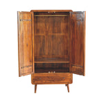 Load image into Gallery viewer, Rustic Charm Solid Wood Wardrobe
