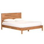 Load image into Gallery viewer, Solid Wood Platform Bed with Slatted Headboard
