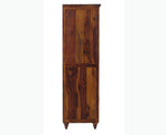 Load image into Gallery viewer, Classic Solid Wood Wardrobe with Elegant Carved Details and Dual Storage
