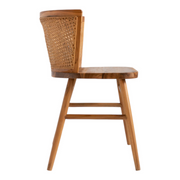 Solid Wood Handwoven Rattan Chair