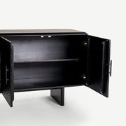 Textured Black Sideboard