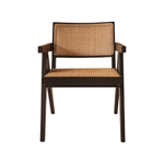 Load image into Gallery viewer, Chandigarh Chair – Natural Wooden Armchair with Handwoven Detailing
