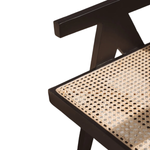 Load image into Gallery viewer, Chandigarh Chair – Natural Wooden Armchair with Handwoven Detailing
