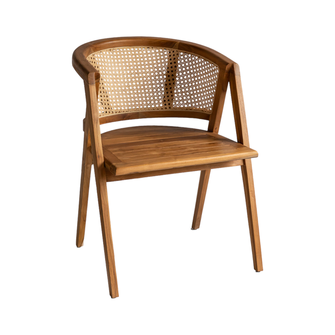 Modern Rattan Accent Chair